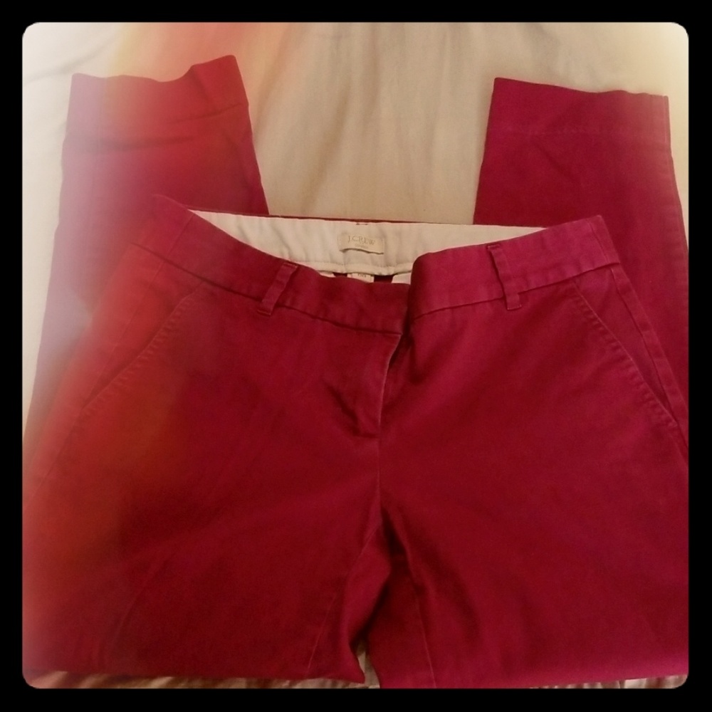 J crew stretch capris
